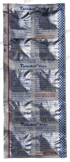 Teleact Trio 5/12.5/40mg Tablet 10s