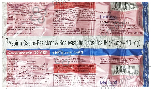 Cardiorostin 10mg ASP Capsule 10s