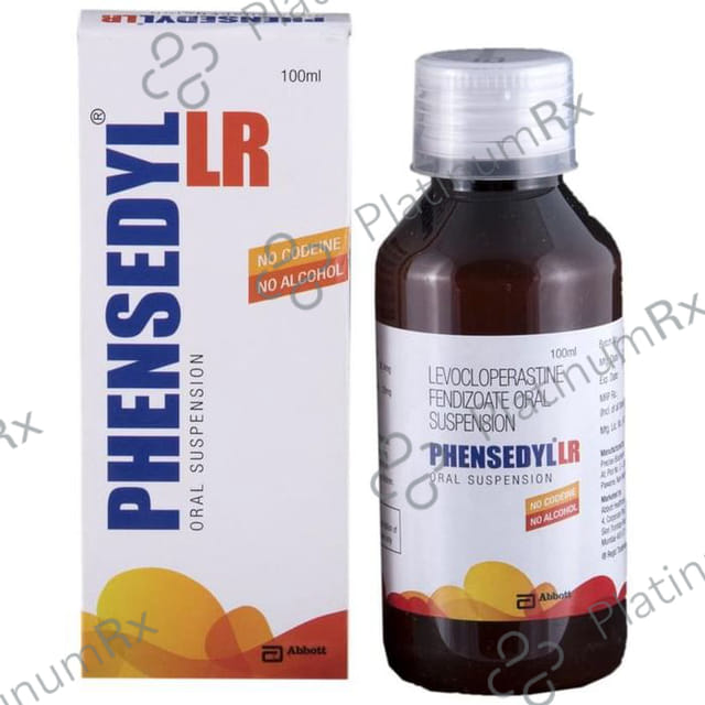 Phensedyl LR 20mg Oral Suspension 100ml