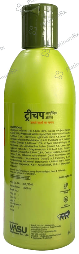 Vasu Trichup Hair Fall Control Oil 200ml