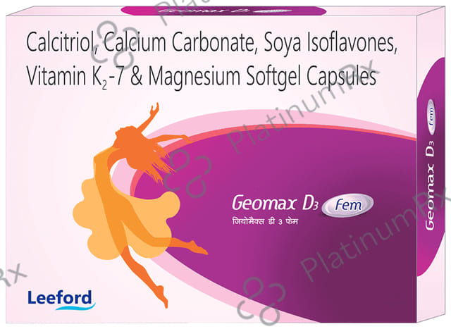 Geomax D3 Fem SG Capsule 10s