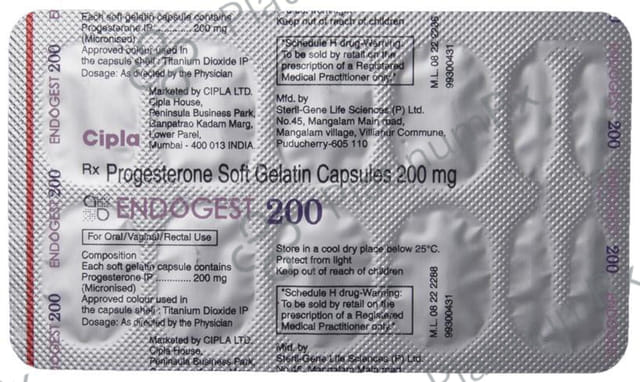 Endogest 200mg Capsule 10s
