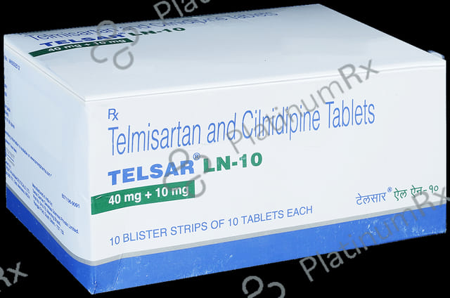Telsar LN 10 10/40mg Tablet 10s