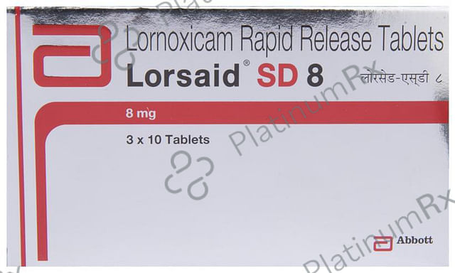 Lorsaid SD 8mg Tablet 10s