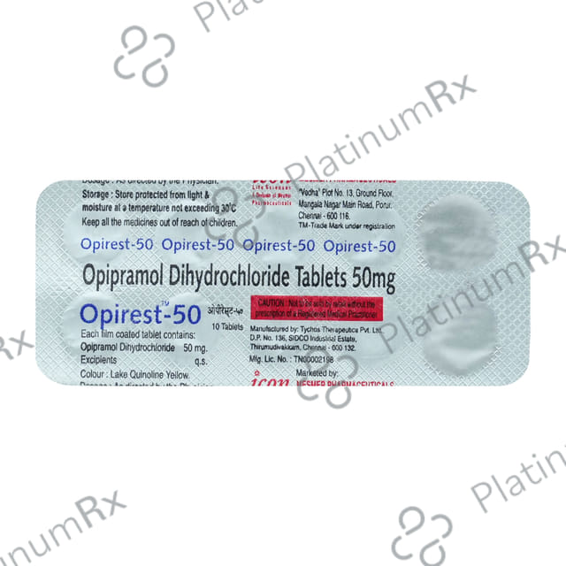 Opirest 50mg Tablet 10s
