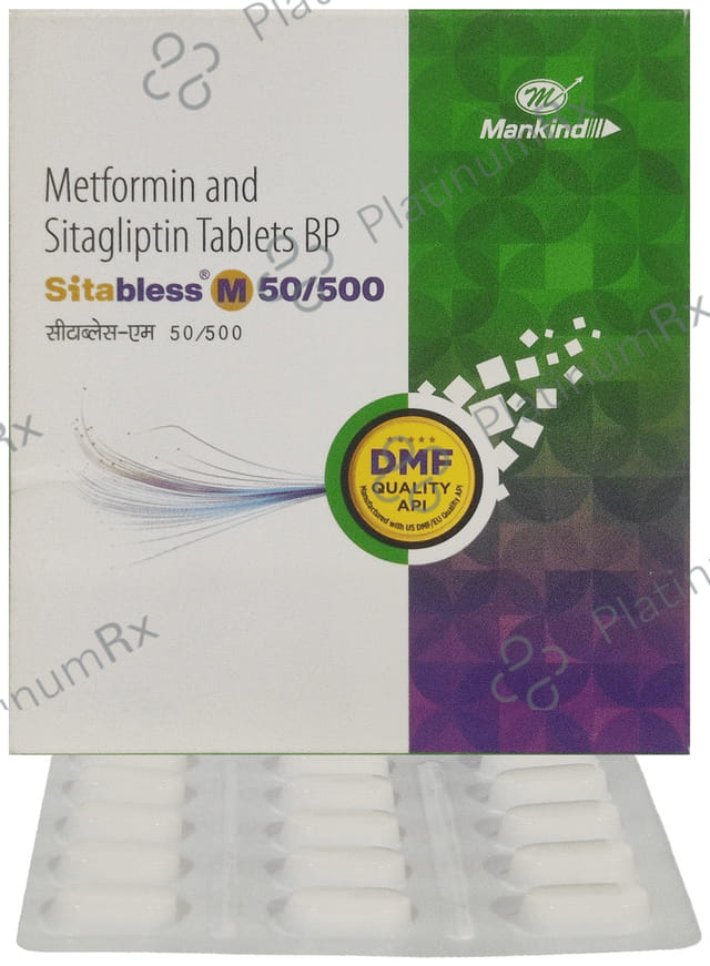 Sitabless M 50/500mg Tablet 15s