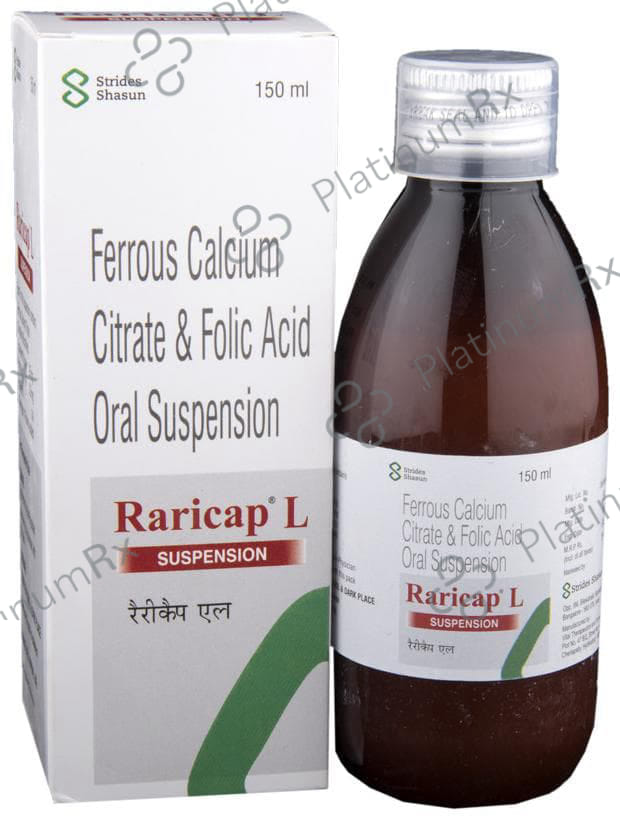 Raricap L 25mg/300mcg Suspension 150ml