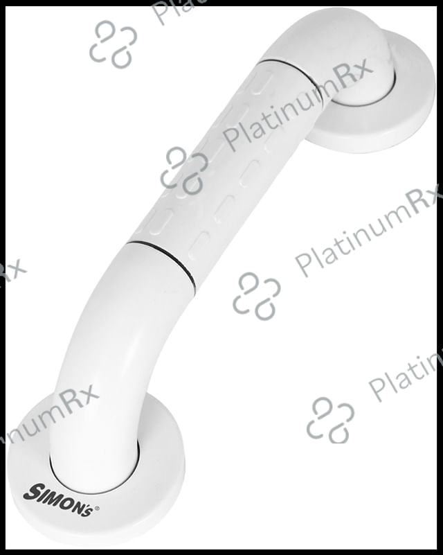 Simon's Grippy Heavy Duty ABS Bathroom and Toilet Grab bar with Anti Slip Finish 30cm Small