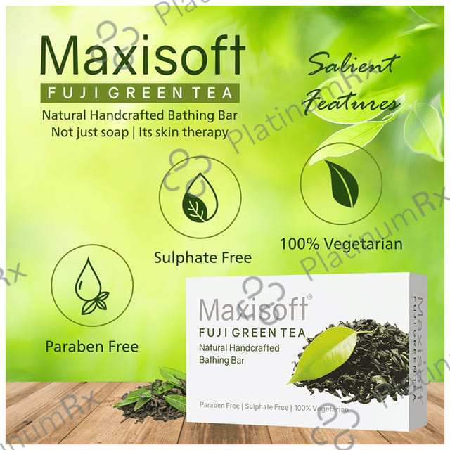 Maxisoft Fuji Green Tea Bathing Bar (75gm Each) 6 units