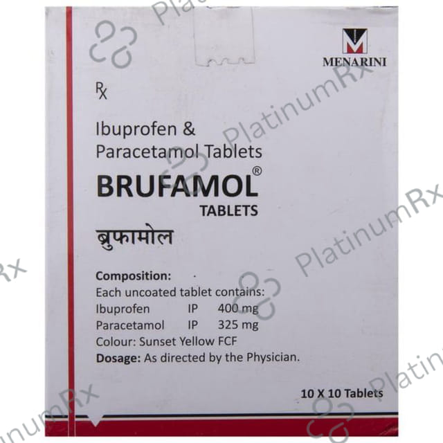 Brufamol 400/325mg Tablet 10s