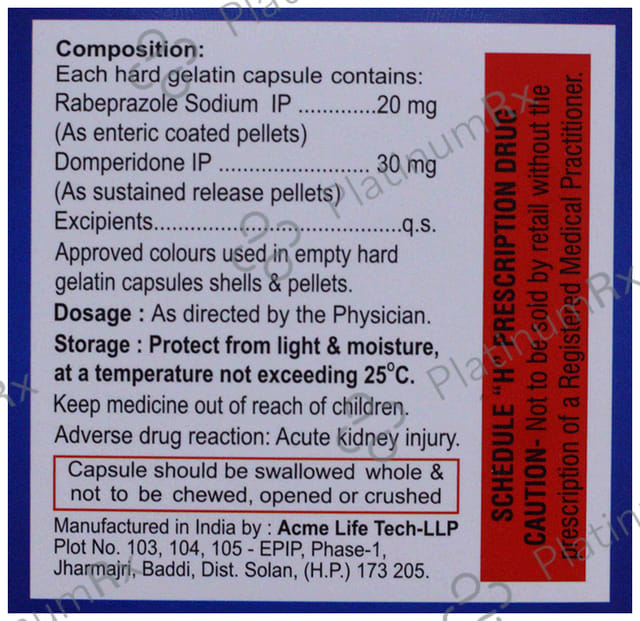 Rabmono DSR Capsules 30/20mg Capsule 10s