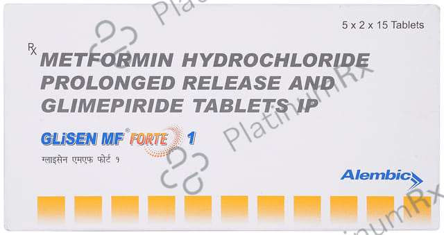 Glisen MF Forte 1/1000mg Tablet 15s