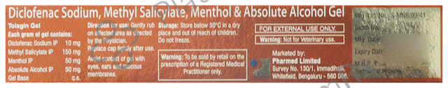 Tolagin Gel 30gm