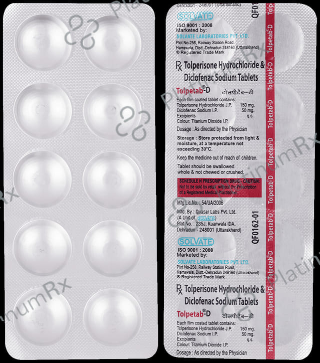 Tolpetab-D 150mg/50mg Tablet