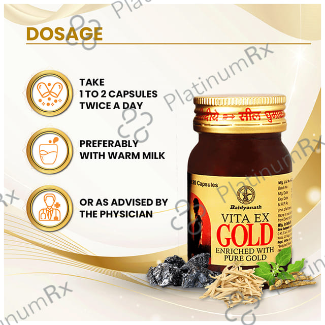 Baidyanath (Noida) Vita Ex Gold Capsule