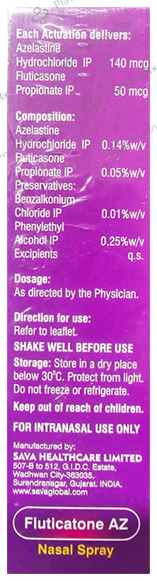 Fluticatone AZ Nasal Spray 70MDI 7ml