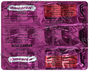 Omepren 20mg Capsule 15s