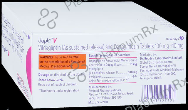Daplo V 10/100mg Tablet SR 10s