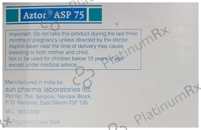 Aztor Asp 75/10mg Capsule 10s