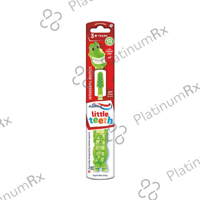 Aquafresh 3+Years Little Teeth Toothbrush Alligator