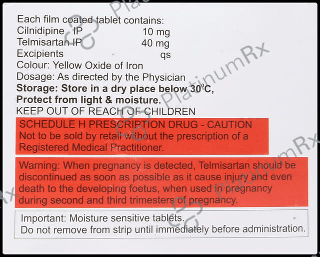 Cliaid T 10/40mg Tablet 10s