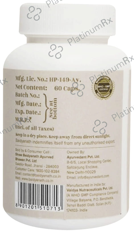 Baidyanath (Jhansi) Ayurvedant Tulasi Capsule