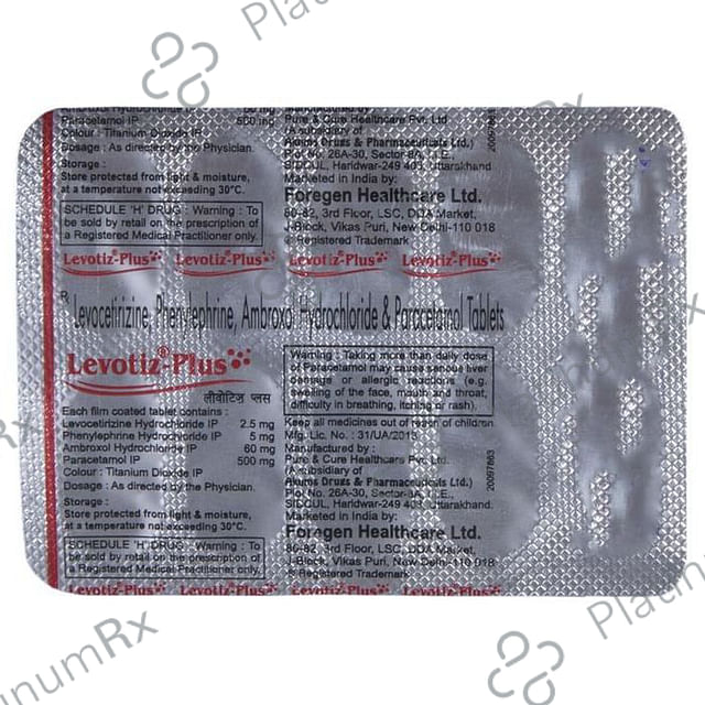 Levotiz Plus Tablet