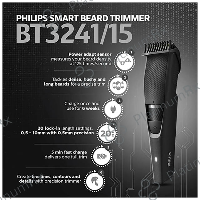 Philips BT3241/15 Smart Beard Trimmer