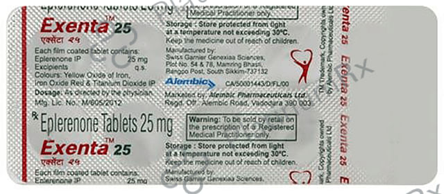 Exenta 25mg Tablet 10s