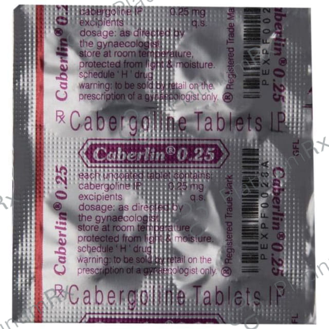 Caberlin 0.25mg Tablet 4s
