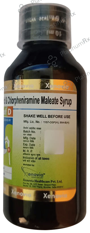 Xoncof D Syrup Sugar Free