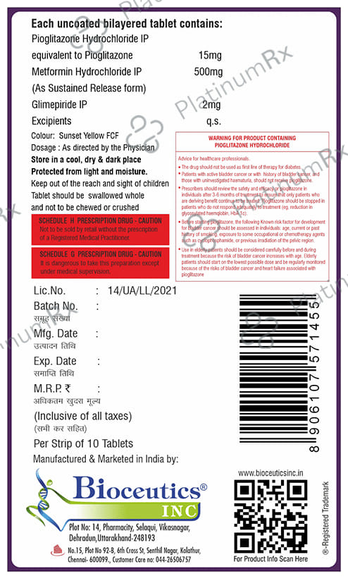 Glusafe Tablet SR 10s