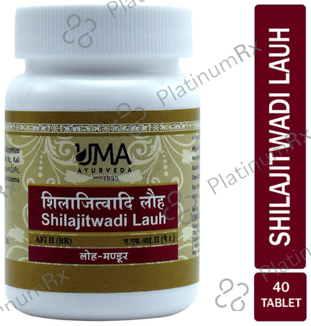 Uma Ayurveda Shilajitwadi Lauha Tablet 40 tablets