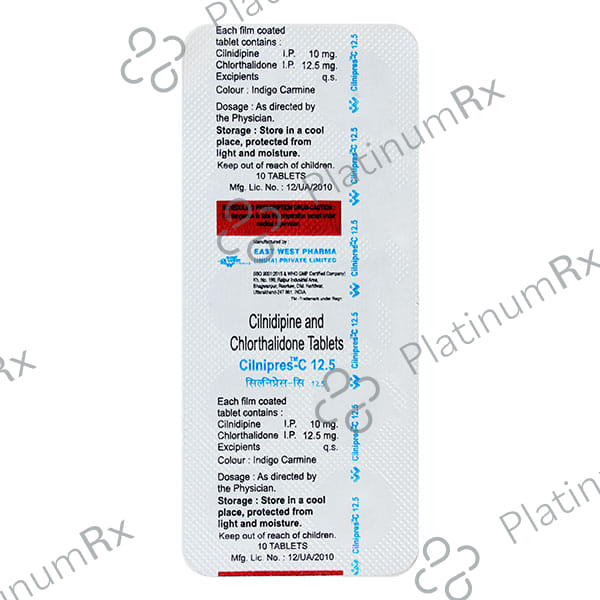 Cilnipres C 10/12.5mg Tablet 10s