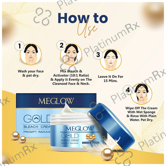 Meglow Gold Bleach Cream