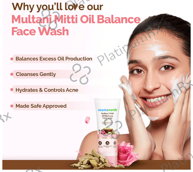 Mamaearth Multani Mitti Face Wash 100ml