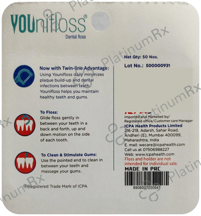 Younifloss for Dental Cleaning 50s