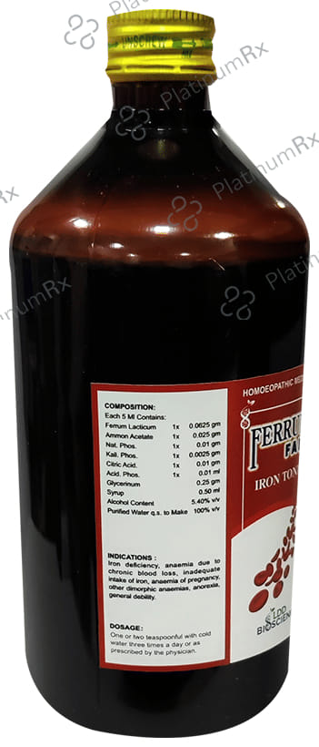 LDD Bioscience Ferrum Fab Iron Tonic 450 ml