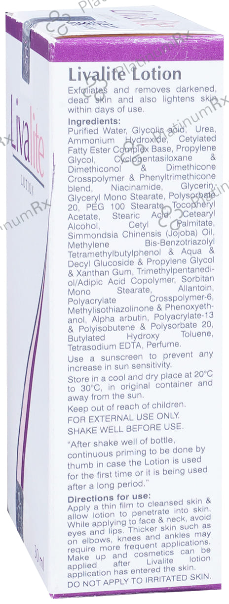 Livalite Lotion 30ml