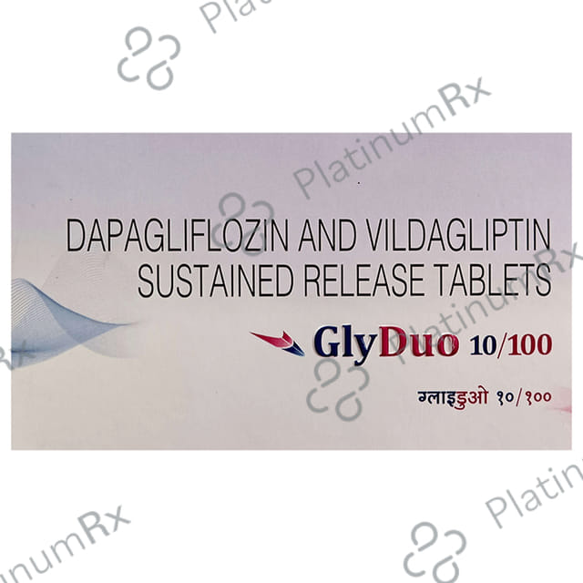 GlyDuo 10/100mg Tablet SR 10s