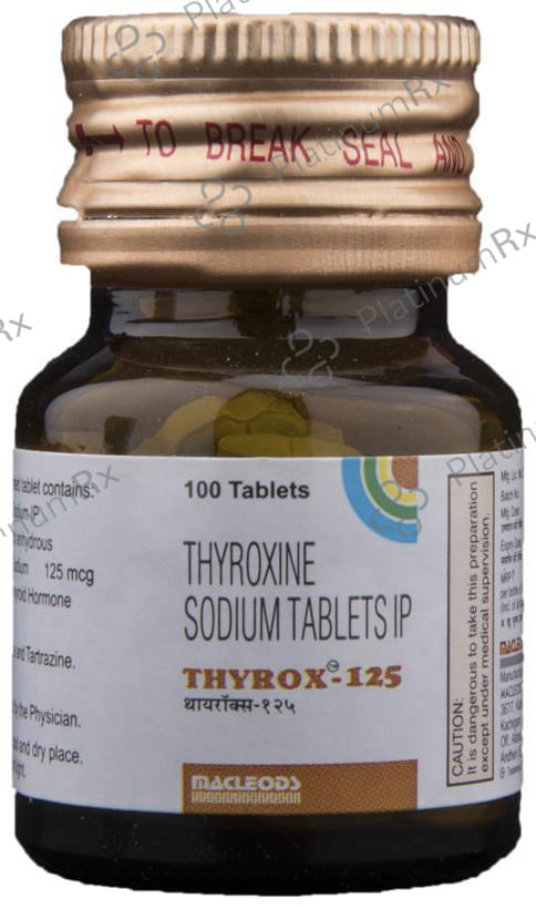 Thyrox 125 Tablet 100 tablets