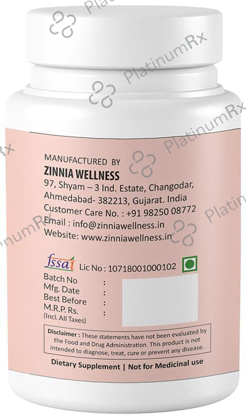 Zinnia Wellness Immuzin Natural Immunity Booster Veggie Capsule