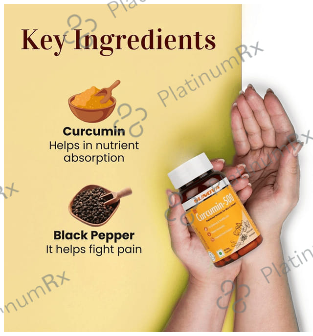 Sunova Curcumin 500 Veg. Capsule