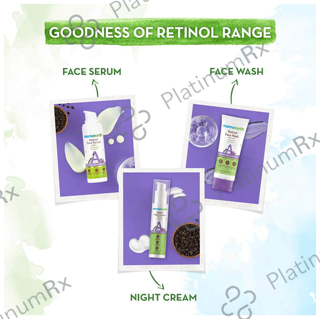 Mamaearth Retinol Night Cream - Paraben & Silicone-Free - For All Skin Types