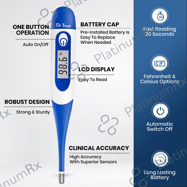 Dr Trust USA Instascan Flexible Thermometer 617