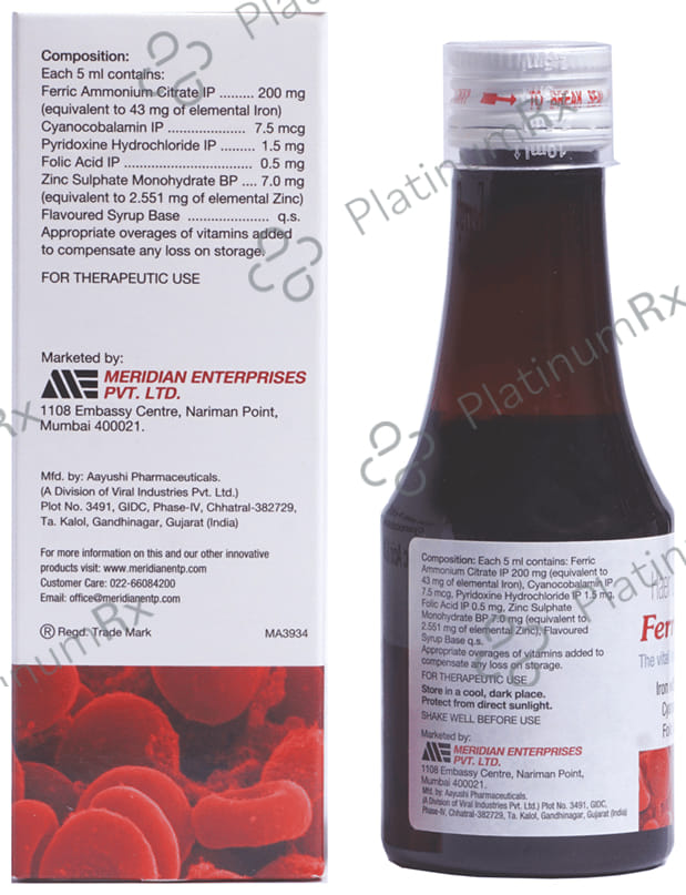 Ferrofit Syrup 100 Syrup