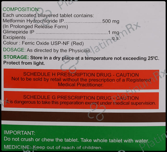 Ziglim M1 1/500mg Tablet PR 15s