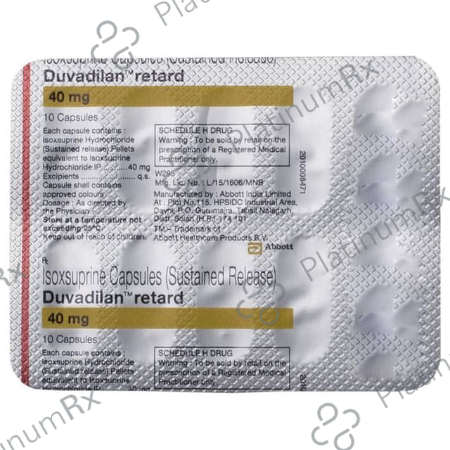 Duvadilan Retard Capsule SR