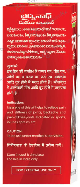 Baidyanath (Nagpur) Rhuma Pain Oil