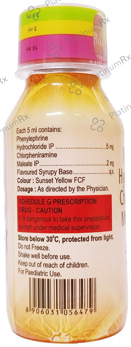 Spid 2/5mg Cold Syrup 60ml